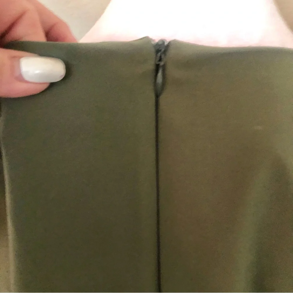 Albion Fit Olive Green Women's Drawstring Jumpsuit - Picture 9 of 14